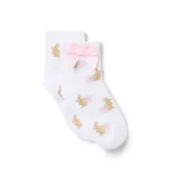 Bunny Bow Sock