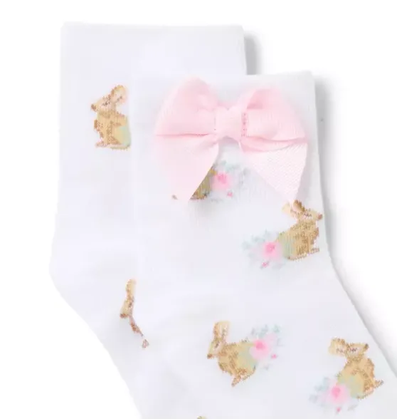 Bunny Bow Sock