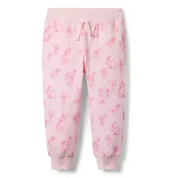 Bunny Floral Jogger