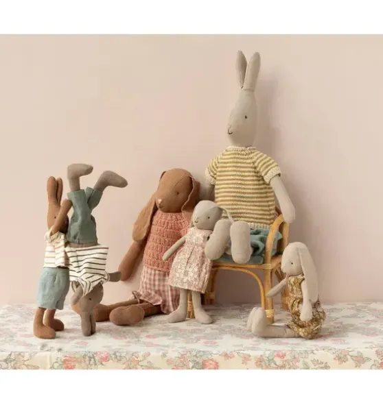 Bunny, Size 3 - Knitted Shirt & Skirt