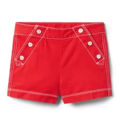 Button Canvas Short