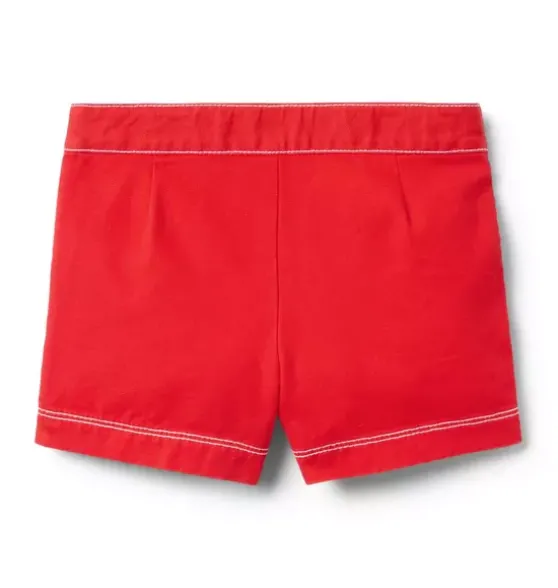 Button Canvas Short