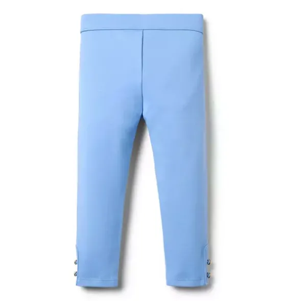 Button Cuff Ponte Pant