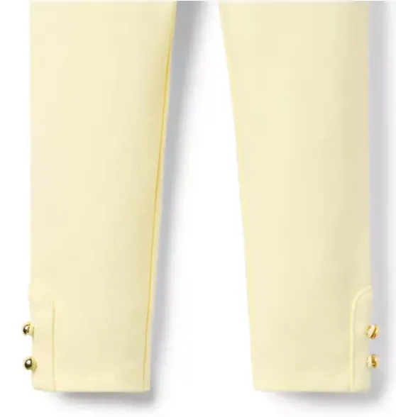 Button Cuff Ponte Pant