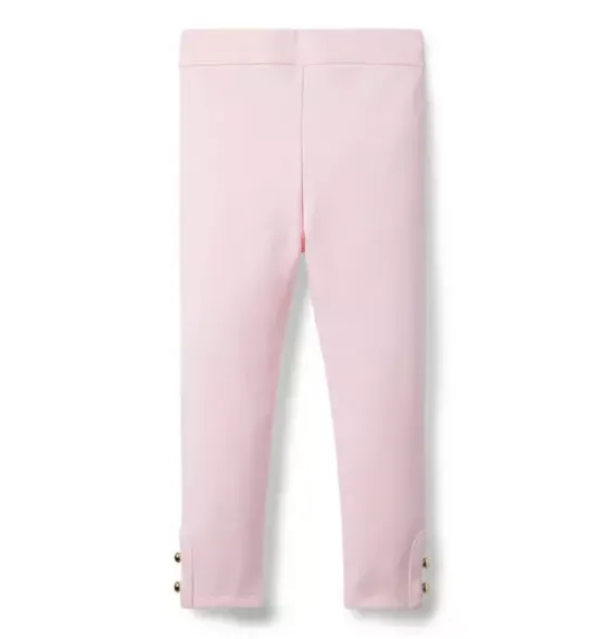 Button Cuff Ponte Pant