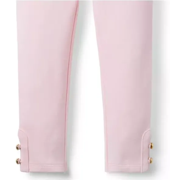 Button Cuff Ponte Pant