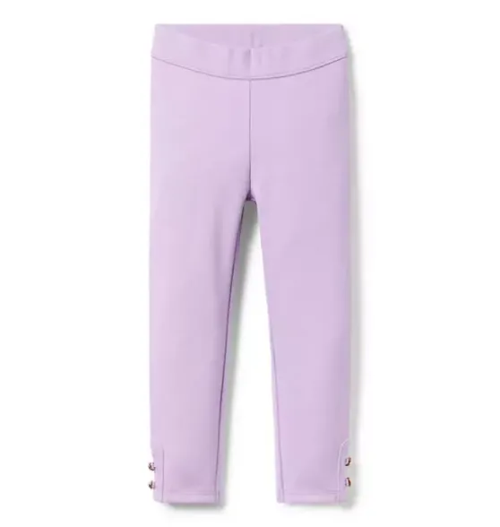 Button Cuff Ponte Pant