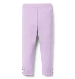 Button Cuff Ponte Pant