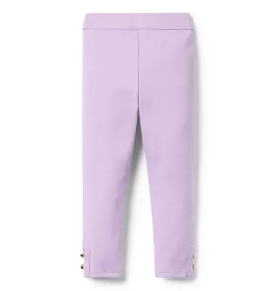 Button Cuff Ponte Pant