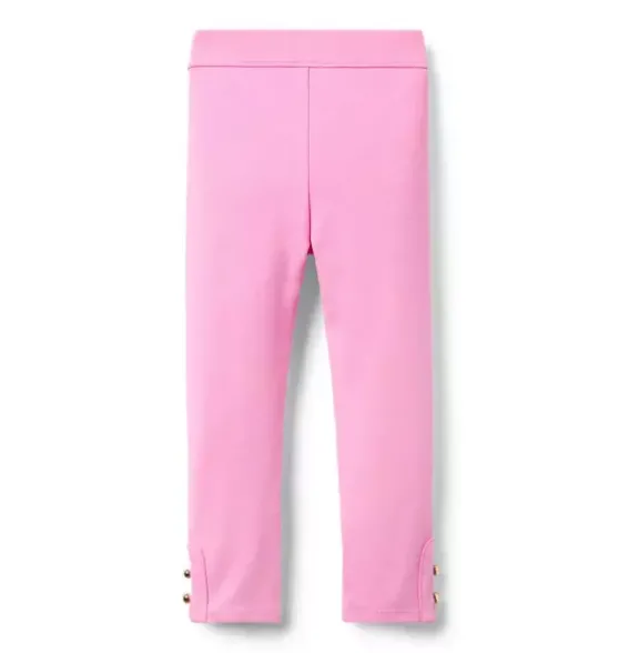 Button Cuff Ponte Pant