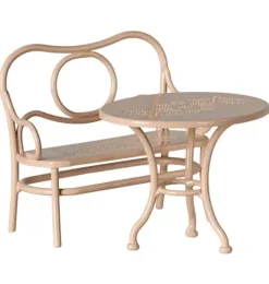 Caf&eacute; set, Mouse, Big - Pale pink