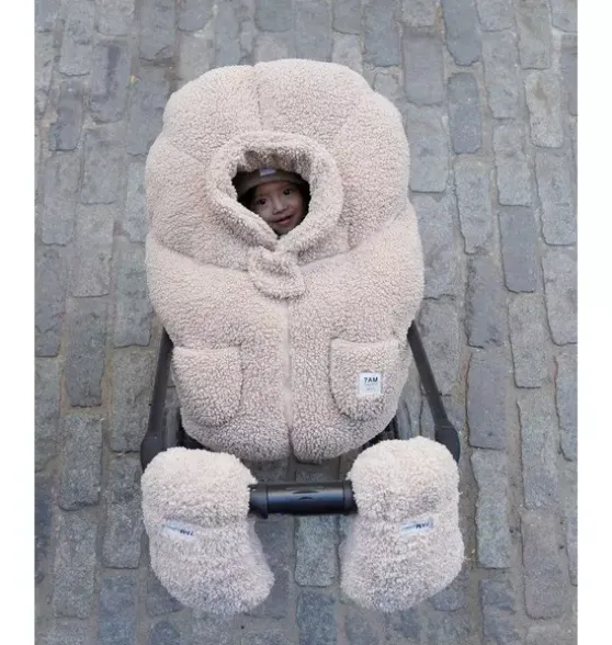 Car Seat Cocoon - Teddy