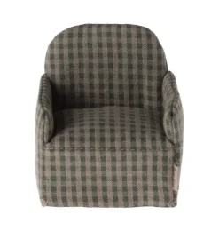 Chair, Mouse - Green checker