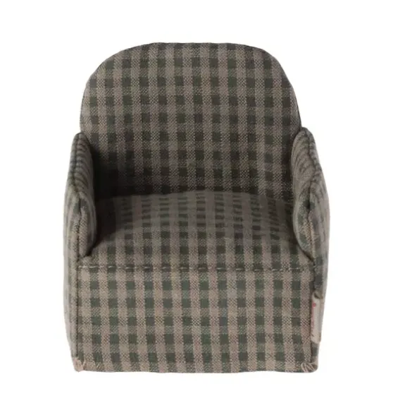 Chair, Mouse - Green checker