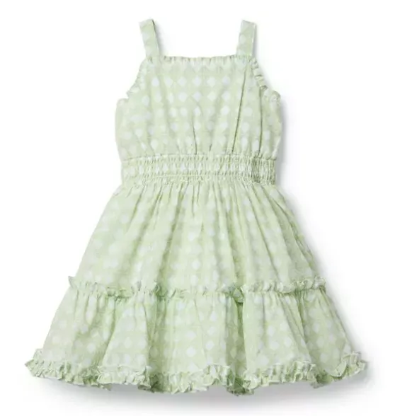 Checked Ruffle Dress