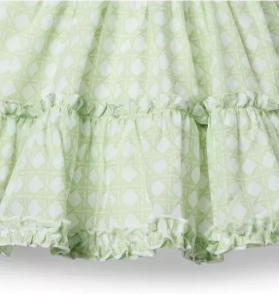 Checked Ruffle Dress