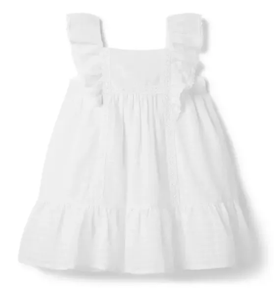 Checked Ruffle Dress