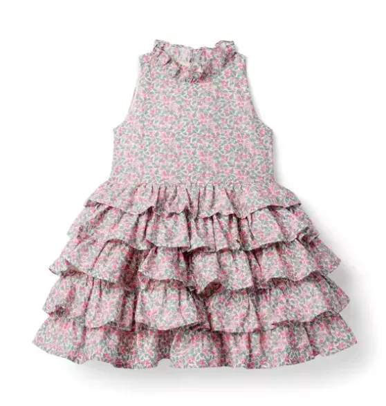 Colleen's Orchard Dress Made With Liberty Fabric