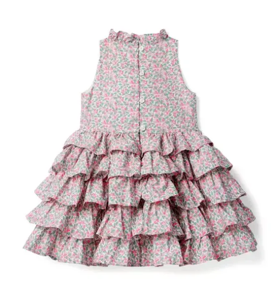 Colleen's Orchard Dress Made With Liberty Fabric