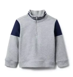Colorblock Half Zip Sweatshirt