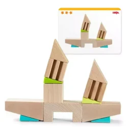 Crooked Towers Wooden Blocks