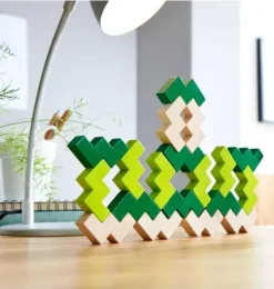 3D Viridis Wooden Stacking Game