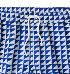Dawne Florine Men's Tile Print Swim Trunk