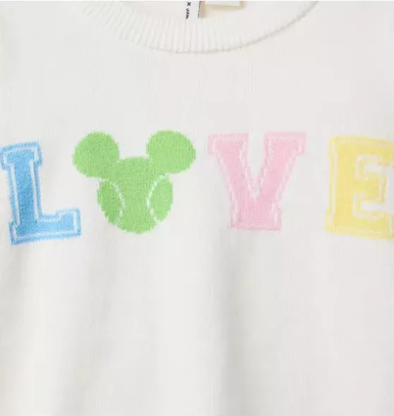 Disney Mickey Mouse Love Sweater Top