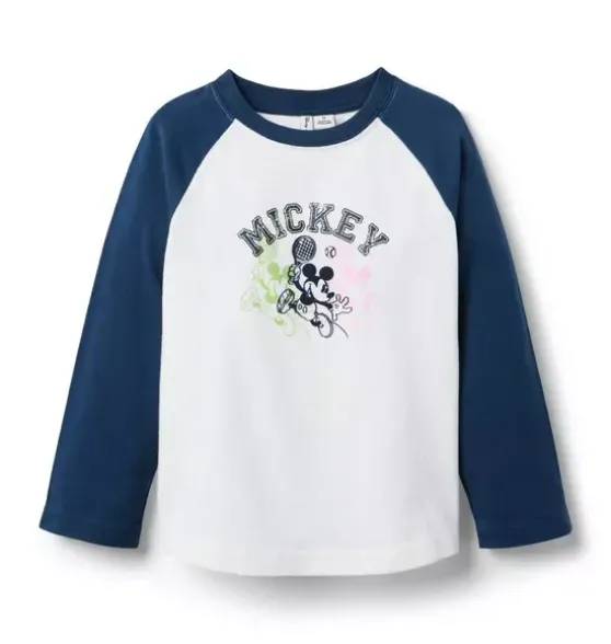 Disney Mickey Mouse Raglan Baseball Tee