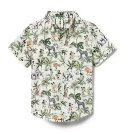 Disney Mickey Mouse Safari Poplin Shirt