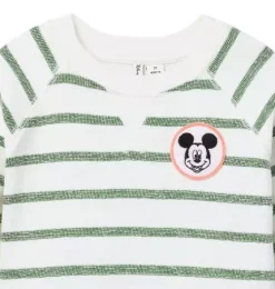 Disney Mickey Mouse Striped Sweatshirt