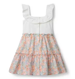 Ditsy Floral Ruffle Tiered Dress