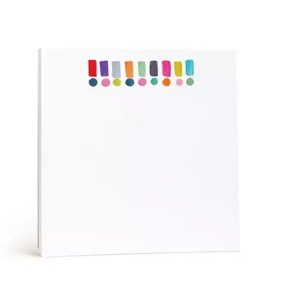 Exclamation Square Notepad