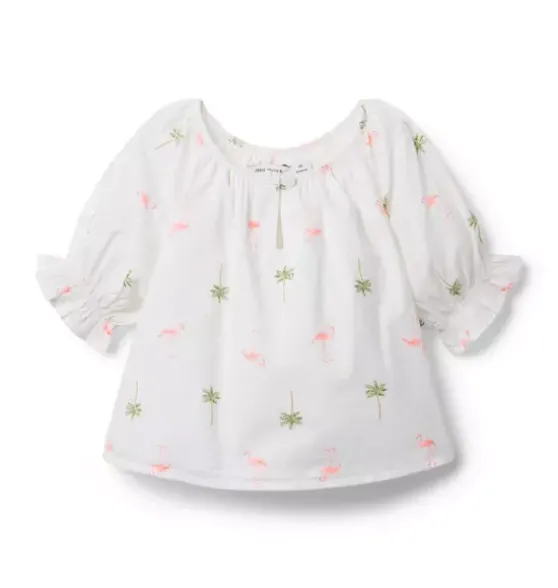 Flamingo Palm Top