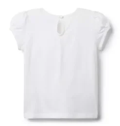 Flamingo Puff Sleeve Tee