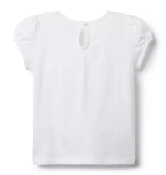 Flamingo Puff Sleeve Tee