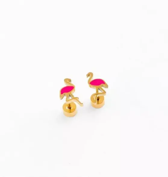 Flamingo Stud Earring