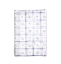 Fleur + Stripe Toddler Duvet Set - Ivory