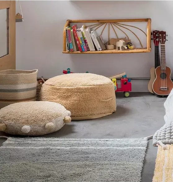 Floor Cushion Bubbly Honey