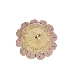 Floor Cushion Pink Daisy