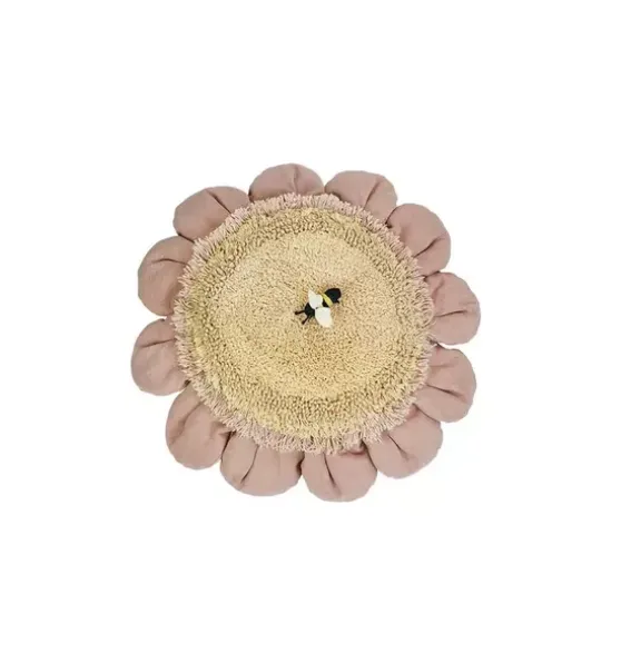 Floor Cushion Pink Daisy