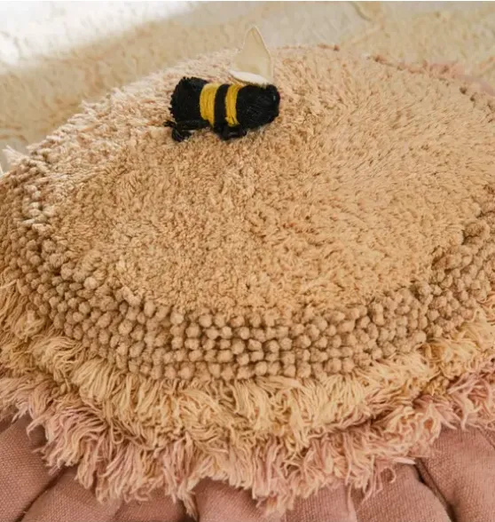 Floor Cushion Pink Daisy