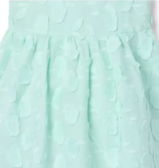 Floral Appliqué Dress