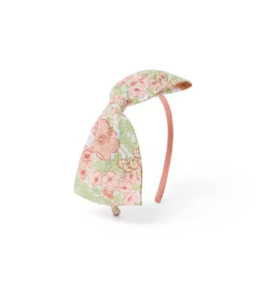 Floral Bow Headband