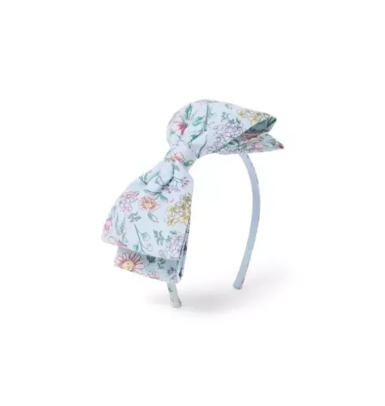 Floral Bow Headband