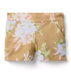 Floral Canvas Short