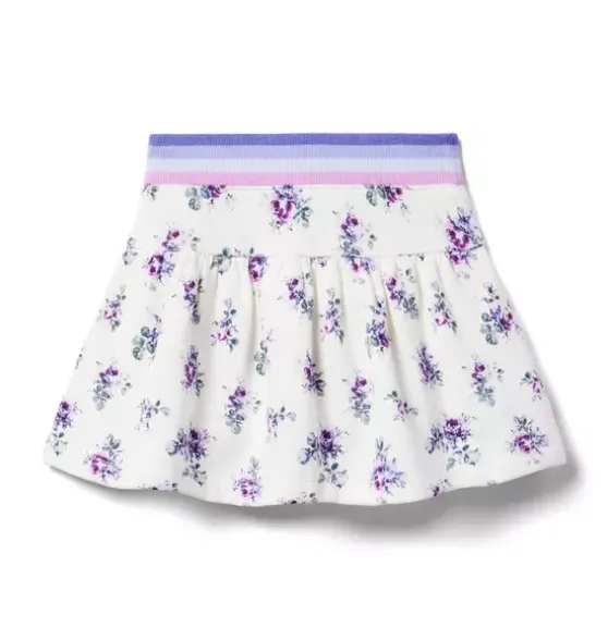 Floral Fleece Skirt
