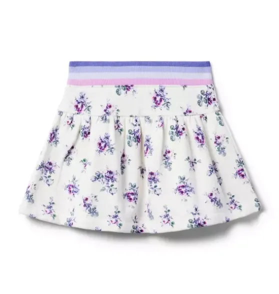 Floral Fleece Skirt