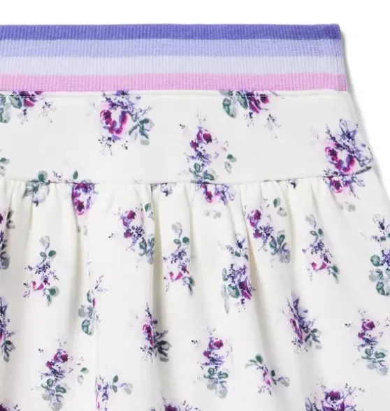 Floral Fleece Skirt