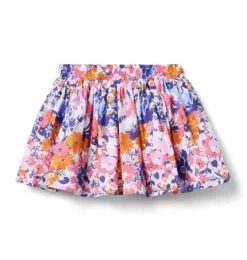 Floral Pleated Skort